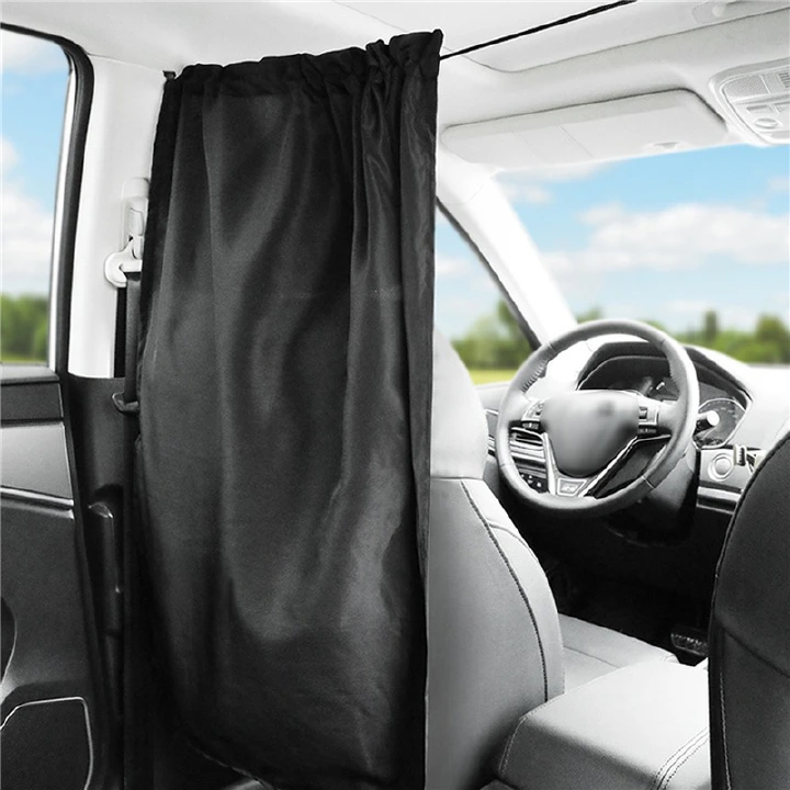 Taxi Car Isolation Curtain Partition Protection Curtain Commercial Vehicle Air Conditioning Sun Shade Privacy Curtain
