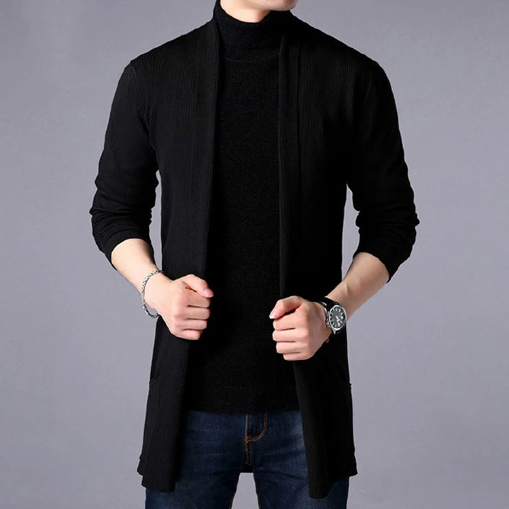 FAVOCENT Men's Sweaters New Autumn Casual Solid Knitted Male Cardigan Designer Homme Sweater Slim Fitted Warm Clothing