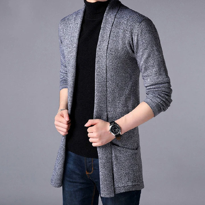 FAVOCENT Men's Sweaters New Autumn Casual Solid Knitted Male Cardigan Designer Homme Sweater Slim Fitted Warm Clothing