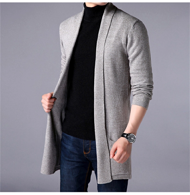 FAVOCENT Men's Sweaters New Autumn Casual Solid Knitted Male Cardigan Designer Homme Sweater Slim Fitted Warm Clothing