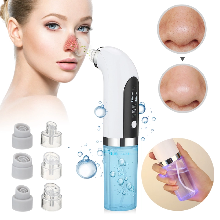 Blackhead Removal Multifunctional Small Bubble Device Electric Face Cleaner Water Circulation Skin Beauty Instrument USB Charger