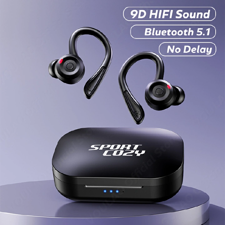 LEEDOAR H9 TWS Wireless Bluetooth 5.3 Metal Headsets Earphones Headphones Sport Cancelling Mini Earbuds for Smart Phone XG 01
