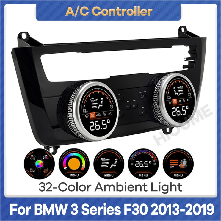 NEW Car A/C Control Panel Climate Touch Knob Ambient Light Air Conditioner Upgrade For BMW 3 4 Series F30 F32 2013-2019 NBT EVO