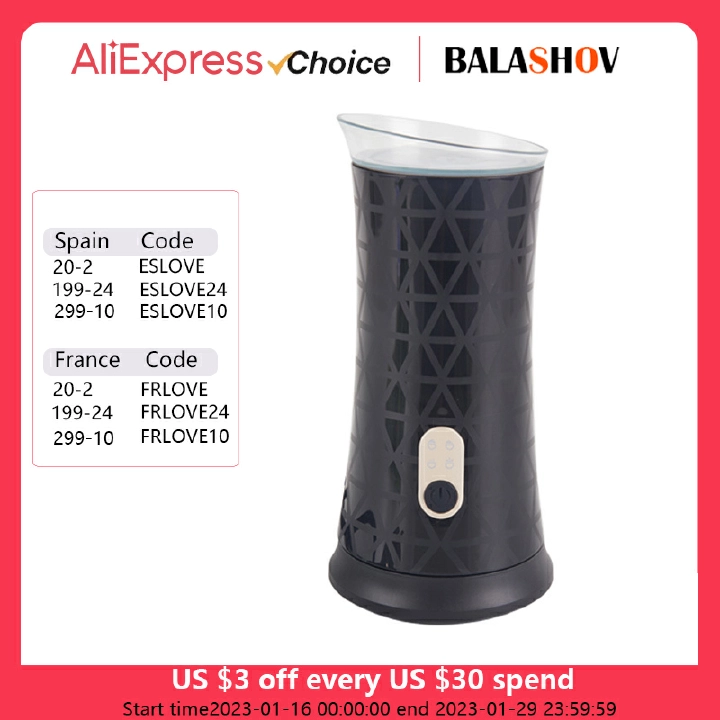 Automatic Hot and Cold Milk Frother Warmer for Latte Foam Maker for Coffee Hot Chocolates Cappuccino Coffee Machine EU Plug