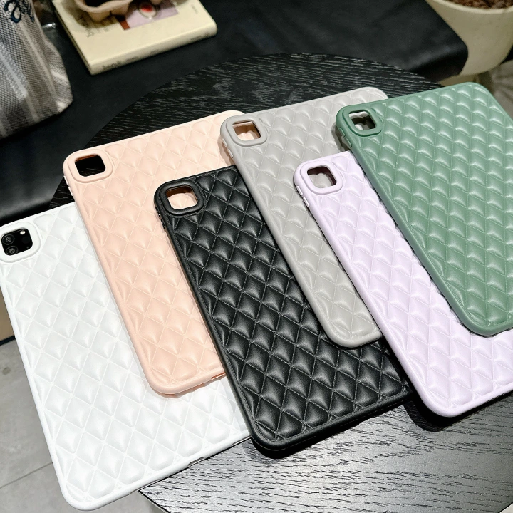 Rhomboid Soft TPU Case For IPad Pro 11 2021 Case For IPad Air 4 Air 5 10.9 IPad 10th 10.2 '' 7th 8th 9th Case 2022 Cover