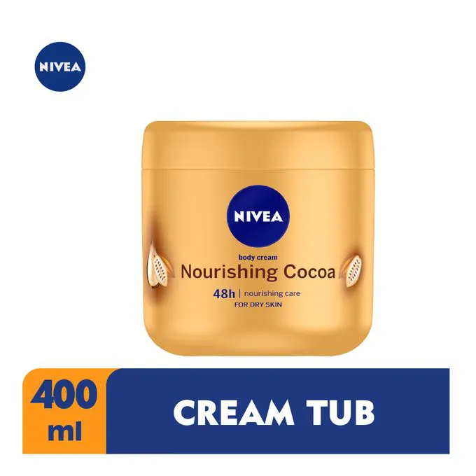 【Discounted】Cocoa Butter Body Cream 400ml-Enriched with natural cocoa butter and Vitamin E, the rich cream provides deep & long-lasting moisture while smoothing away dullnessradiant.