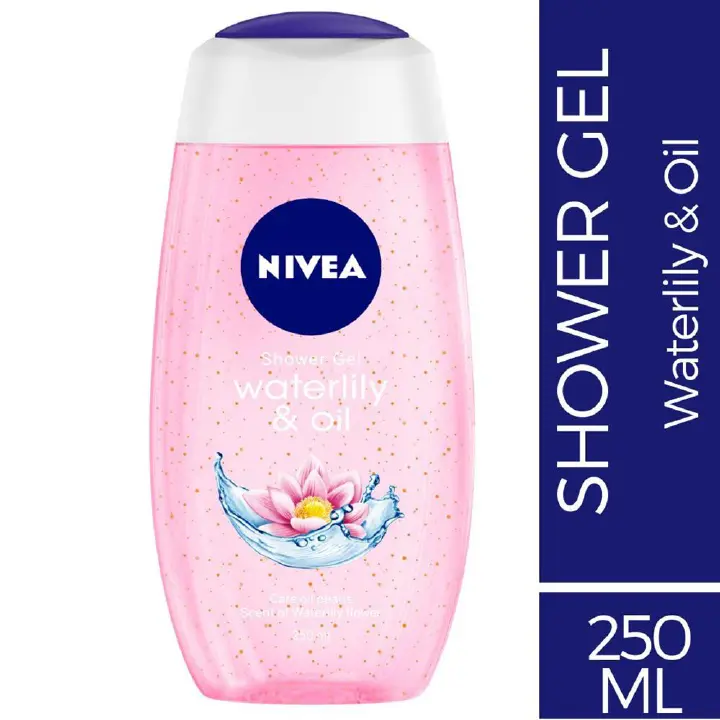 【Discounted】Nivea Shower Water Lily Female shower gel 250ml. It turns your everyday shower into a momen