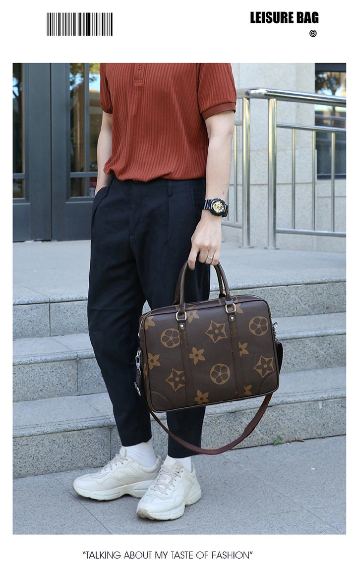 New men's handbags, large capacity business briefcases, fashion men's bags, computer bags