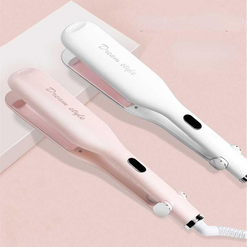 Straight curling iron Egg curling iron wet and dry curling iron water corrugated electric splint Curling Portable Styling Tool