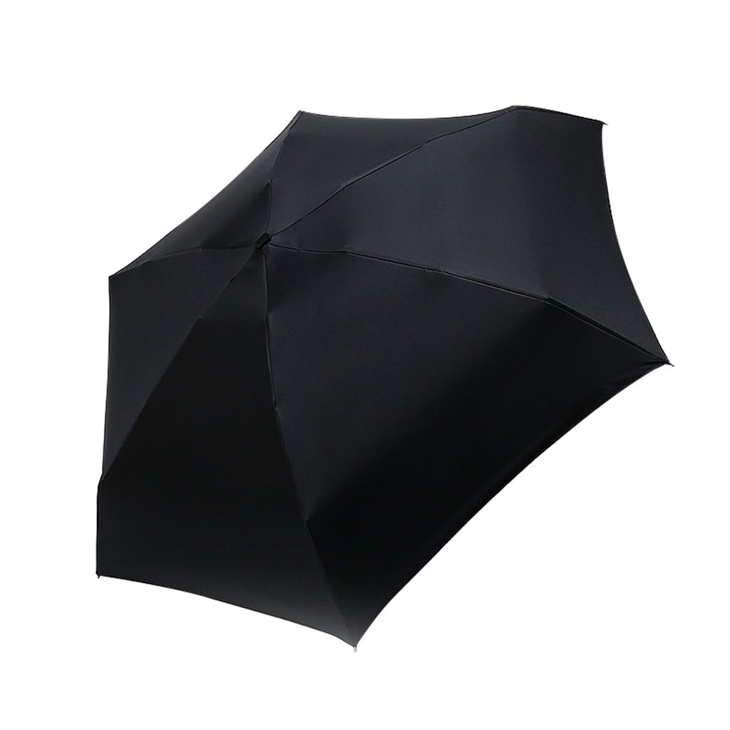 Umbrella Sun Rain Women Flat Lightweight Umbrella Parasol Folding Sun Umbrella Mini Umbrella Small Size Easily Store Parasol