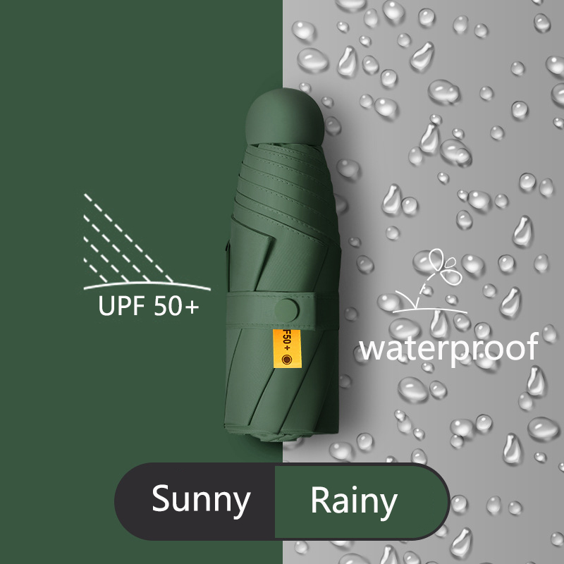 Sun Umbrella Anti-UV Mini Capsule Umbrella Small Umbrella Pocket Sun Protection and Ultraviolet Protection Parasol