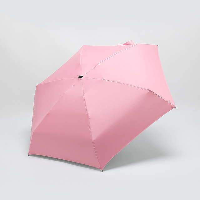 Mini Pocket Folding Umbrella Rain Small Fashion Women Men Parasol Girls Anti-UV Waterproof Windproof Portable Travel Umbrella