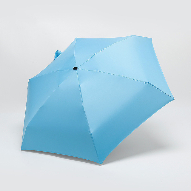 Mini Pocket Folding Umbrella Rain Small Fashion Women Men Parasol Girls Anti-UV Waterproof Windproof Portable Travel Umbrella
