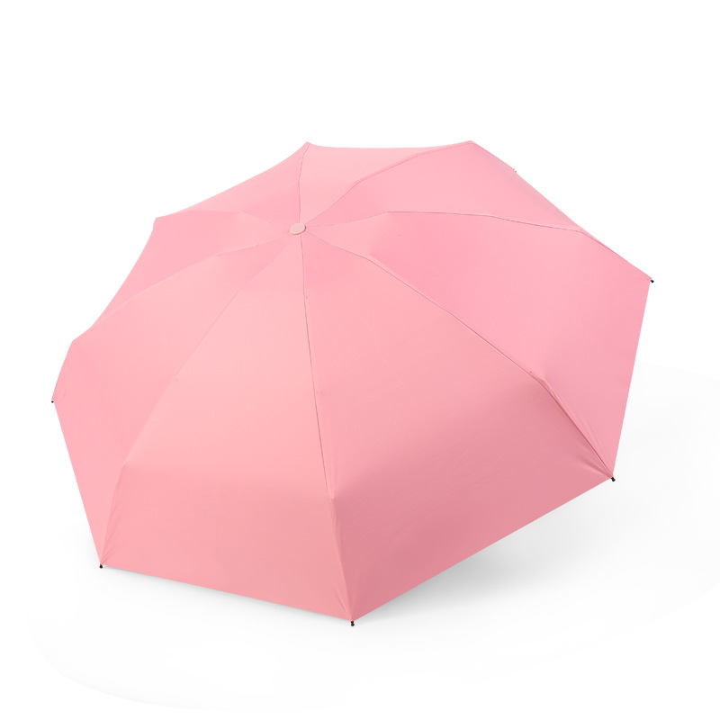 Sun Rain Umbrella Women With Box Mini Umbrella 5 Folding Umbrella Girls Pocket Portable UV Protection Parasol Travel