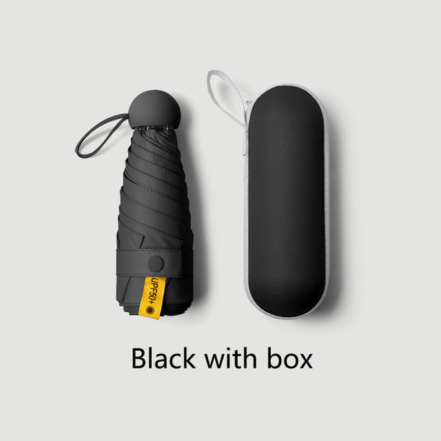 Sun Umbrella Anti-UV Mini Capsule Umbrella Small Umbrella Pocket Sun Protection and Ultraviolet Protection Parasol