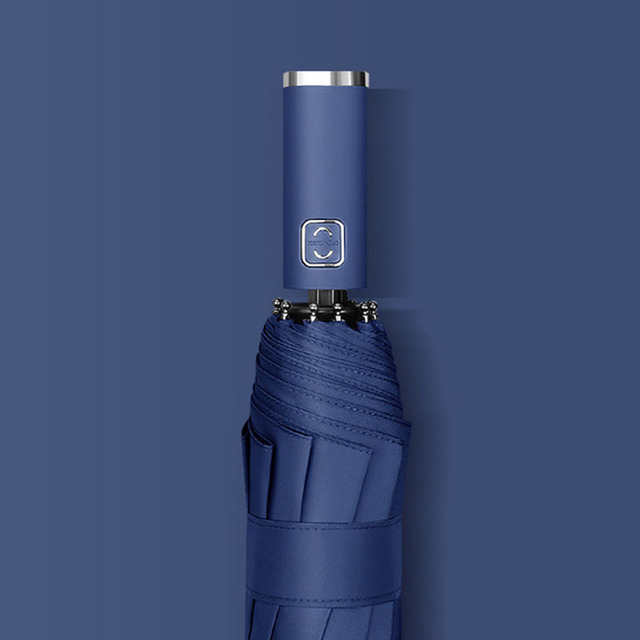 Luxury 10K Solid Color Business Automatic Umbrella Clear Folding Umbrellas For Man Women Rain Umbrella Female Male