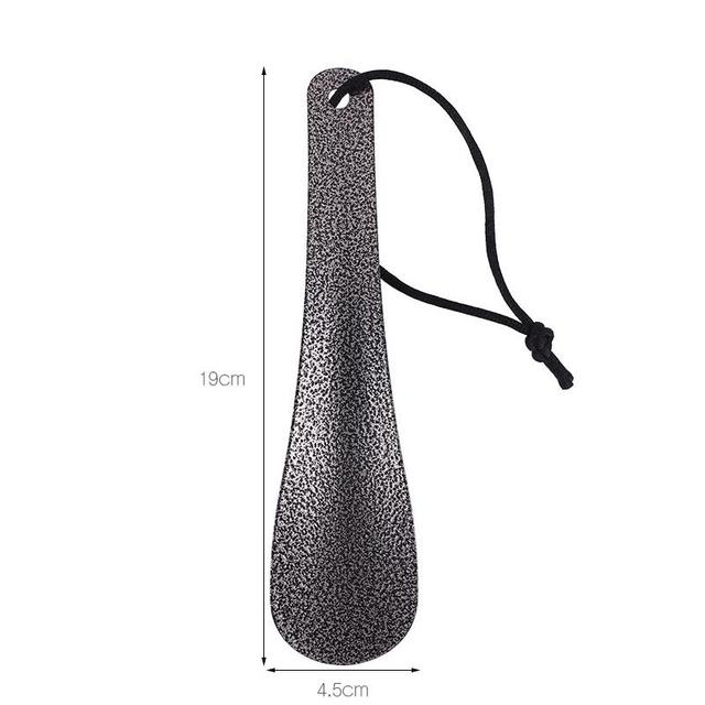 1Pcs Universal Portable Practical Stainless Steel Shoehorn Shoe Lifter Long Handle Spoon Shape Shoe Horn Home Shoes Remover Tool