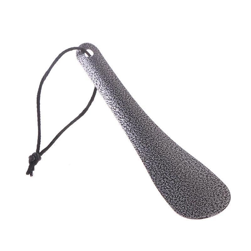 1Pcs Universal Portable Practical Stainless Steel Shoehorn Shoe Lifter Long Handle Spoon Shape Shoe Horn Home Shoes Remover Tool