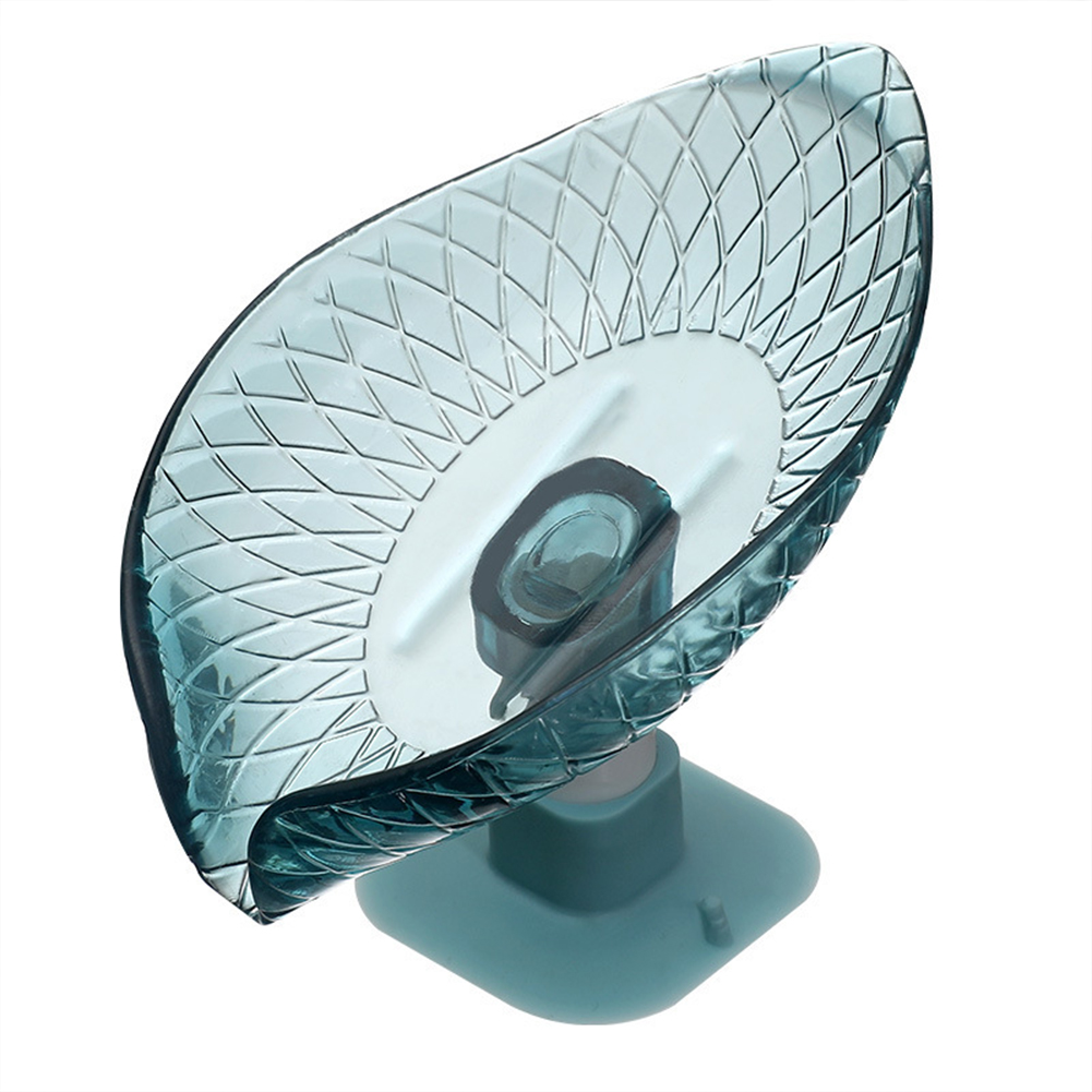 1Pcs Leaf Shape Soap Box Free Punch Drain Soap Dishes Container Shower Soap Holder Storage Plate Tray Bathroom Accessories