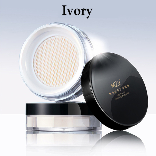 Loose Powder with Puff Mineral Waterproof Matte Setting Powder Finish Makeup Oil-control Women's Professional Cosmetics