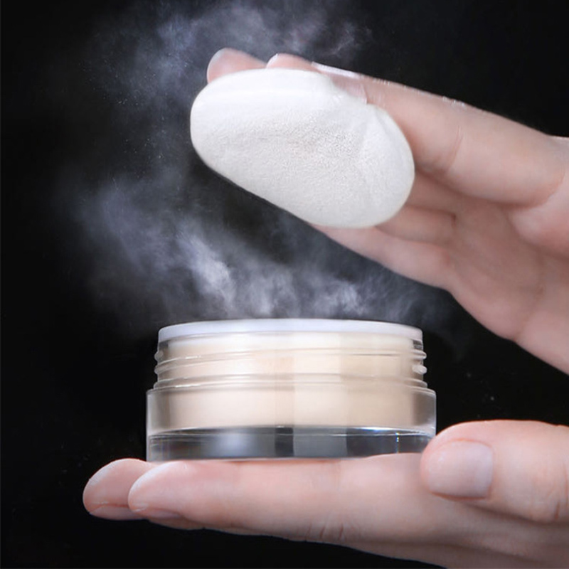 Loose Powder with Puff Mineral Waterproof Matte Setting Powder Finish Makeup Oil-control Women's Professional Cosmetics