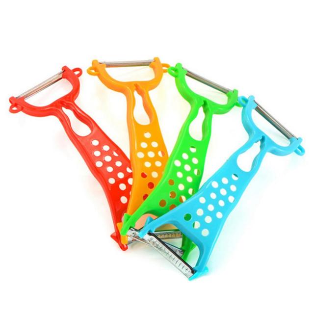 1Pcs Multifunction Vegetable Peeler Cutter Grater Cucumber Carrot Wire Planer Knife Fruit Peeler Slicer Masher Kitchen Gadget