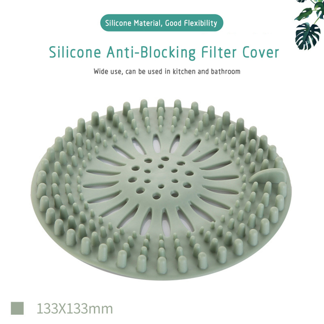 1Pcs Sink Anti-blocking Floor Drain Cover Shower Drain Strainer Hair Catcher Filter Kitchen Sink Strainer Bathroom Accessories