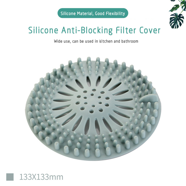 1Pcs Sink Anti-blocking Floor Drain Cover Shower Drain Strainer Hair Catcher Filter Kitchen Sink Strainer Bathroom Accessories