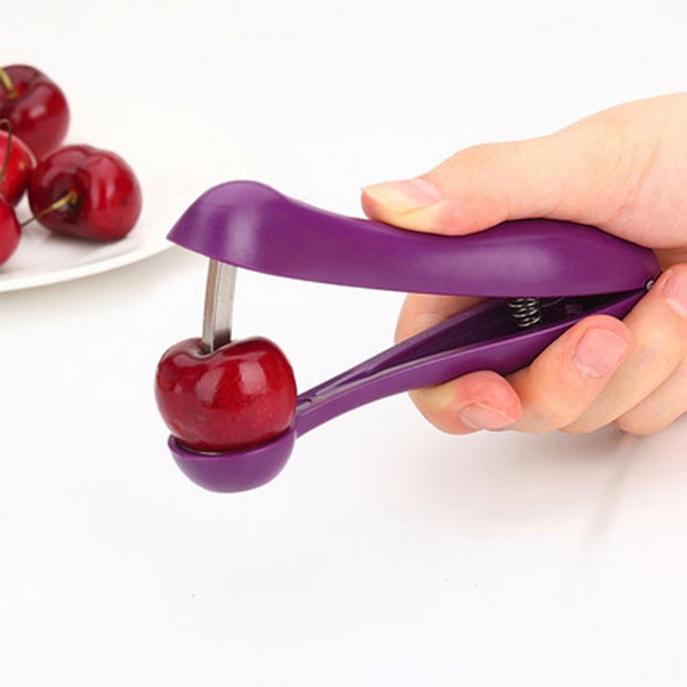 1Pcs Easy Cherry Pitter Tool Remove Cherry Pit Fast Remove Enucleate Fruit Core Olive Core Seed Gadgets Kitchen Accessories