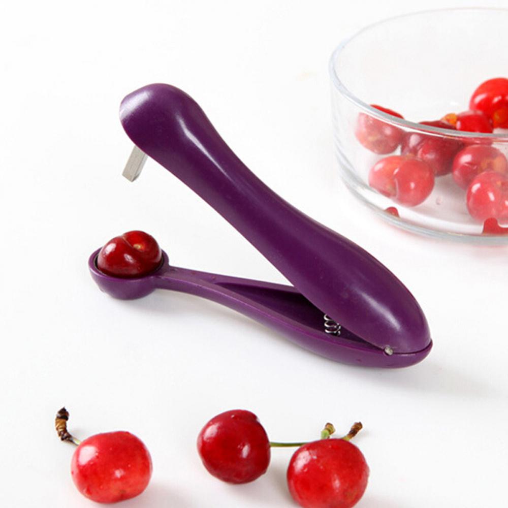 1Pcs Easy Cherry Pitter Tool Remove Cherry Pit Fast Remove Enucleate Fruit Core Olive Core Seed Gadgets Kitchen Accessories