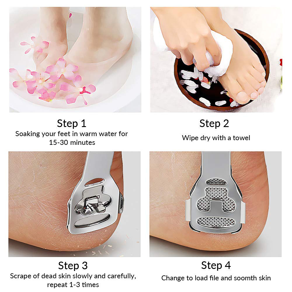 Professional Dead Skin Planer Foot Skin Shaver Calluses Remover Feet Care Nursing Pedicure file Corn Cuticle Cutter Rasp Tool