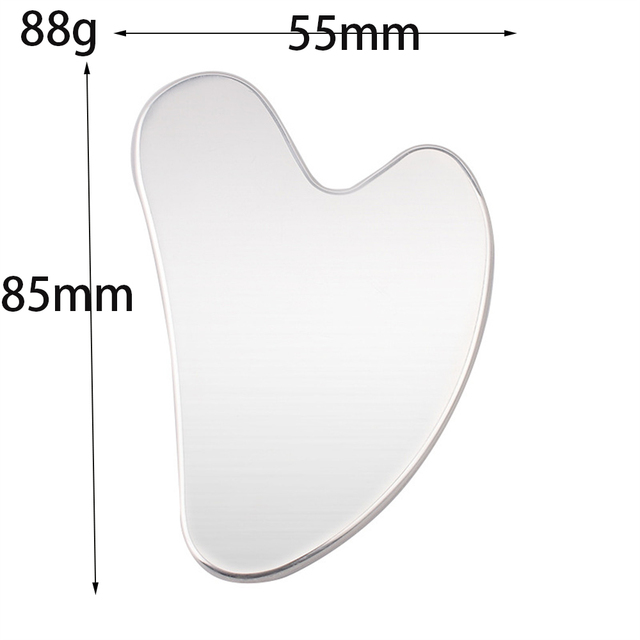 Stainless Steel Gua Sha Scraper Facial Massager Face Neck Body Guasha Massage SPA Trigger Point Therapy Skincare Face Lift Tool