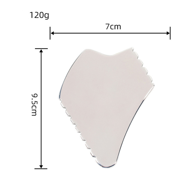 Stainless Steel Gua Sha Scraper Facial Massager Face Neck Body Guasha Massage SPA Trigger Point Therapy Skincare Face Lift Tool