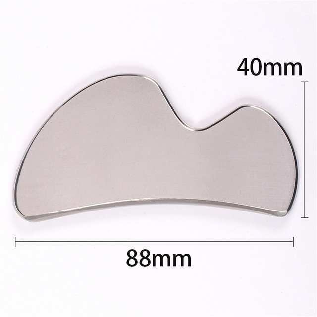 Stainless Steel Gua Sha Scraper Facial Massager Face Neck Body Guasha Massage SPA Trigger Point Therapy Skincare Face Lift Tool