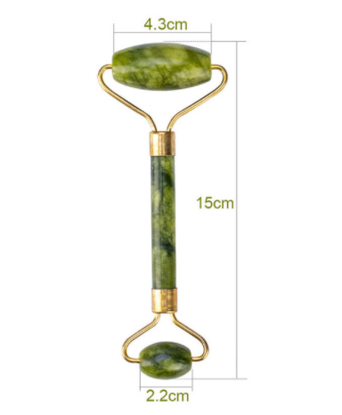 Face Natural Jade Stone Facial Natural Scraper Massager Jade Roller for Face Lifting Gua Sha Body Back Slimming Massage Roller