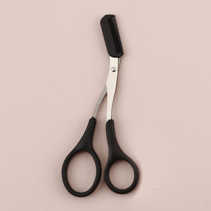 Eyebrow Scissors Scissor with Comb Facial Hair Removal Grooming Shaping Shaver Cosmetic Eyebrow Trimmer Makeup Accessories