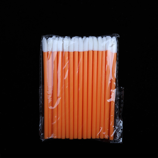 500 Pcs Disposable Hollow Lip Brush Lipstick Lip Glossy Mascara Wands Brush Cleaning Eyelash Extension Cosmetic Makeup Tools