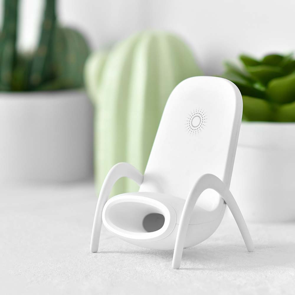Creative Chair Loudspeaker Wireless Charger For Mobile Phone Quick Fast Charging Holder Station Dock Chair Wireless Charger