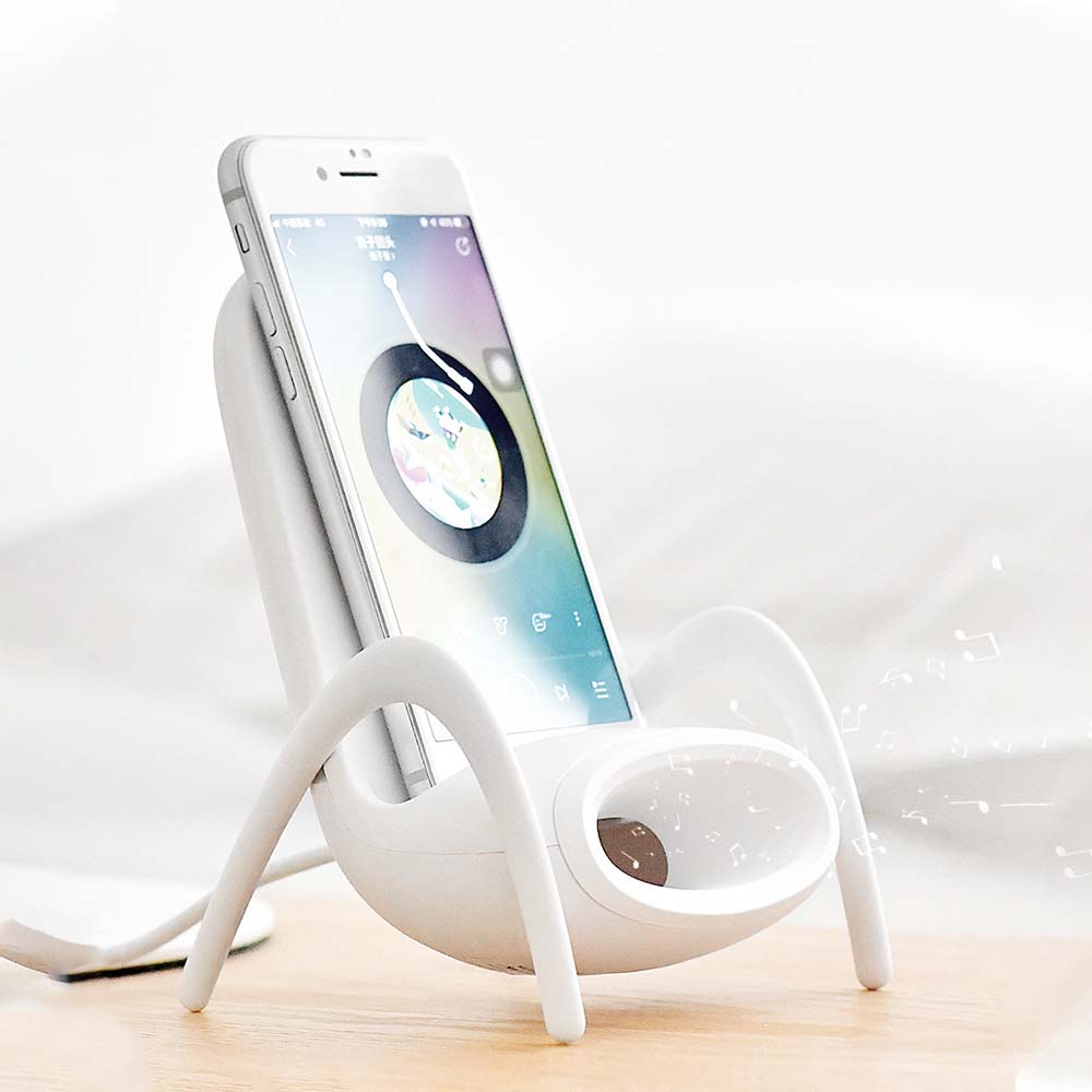 Creative Chair Loudspeaker Wireless Charger For Mobile Phone Quick Fast Charging Holder Station Dock Chair Wireless Charger