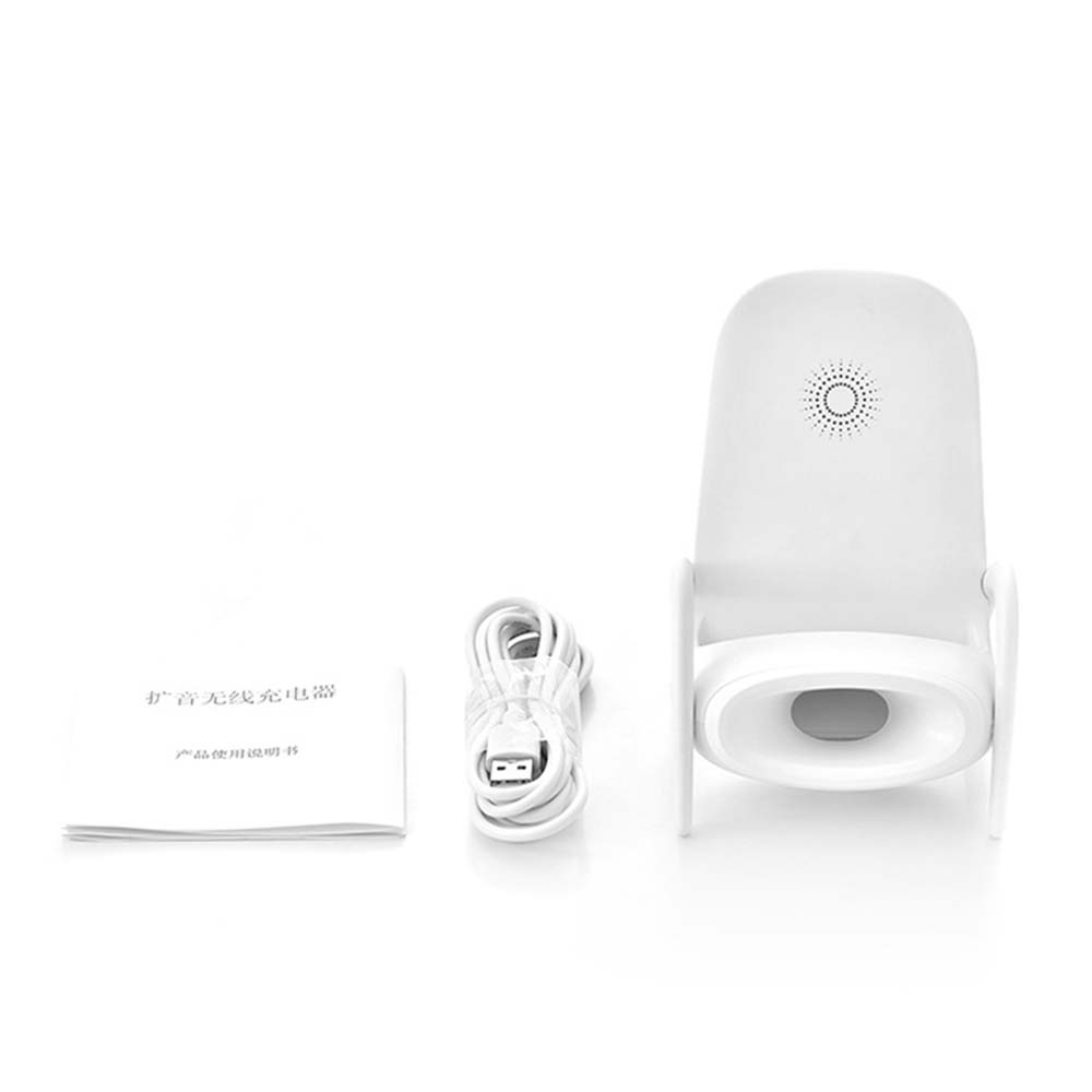Creative Chair Loudspeaker Wireless Charger For Mobile Phone Quick Fast Charging Holder Station Dock Chair Wireless Charger