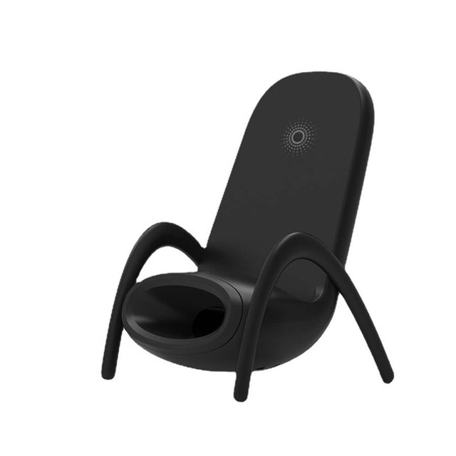 Creative Chair Loudspeaker Wireless Charger For Mobile Phone Quick Fast Charging Holder Station Dock Chair Wireless Charger