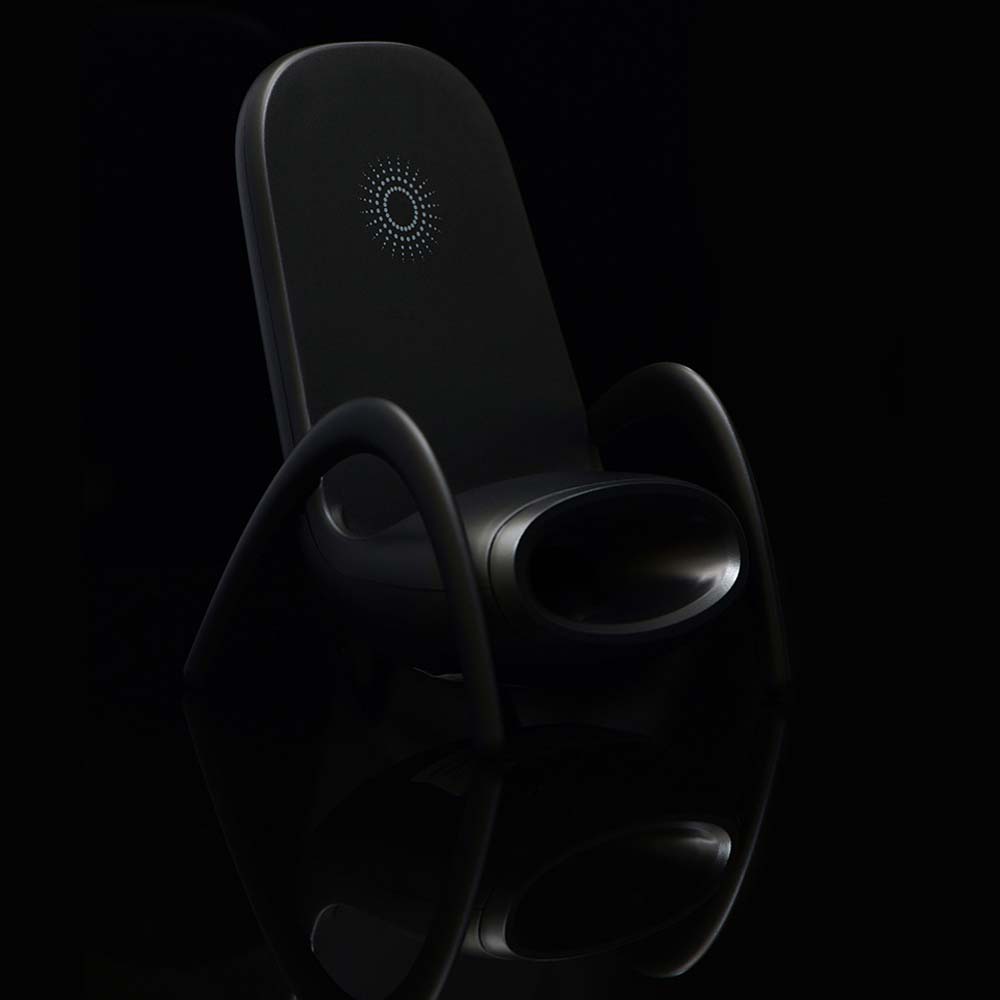 Creative Chair Loudspeaker Wireless Charger For Mobile Phone Quick Fast Charging Holder Station Dock Chair Wireless Charger