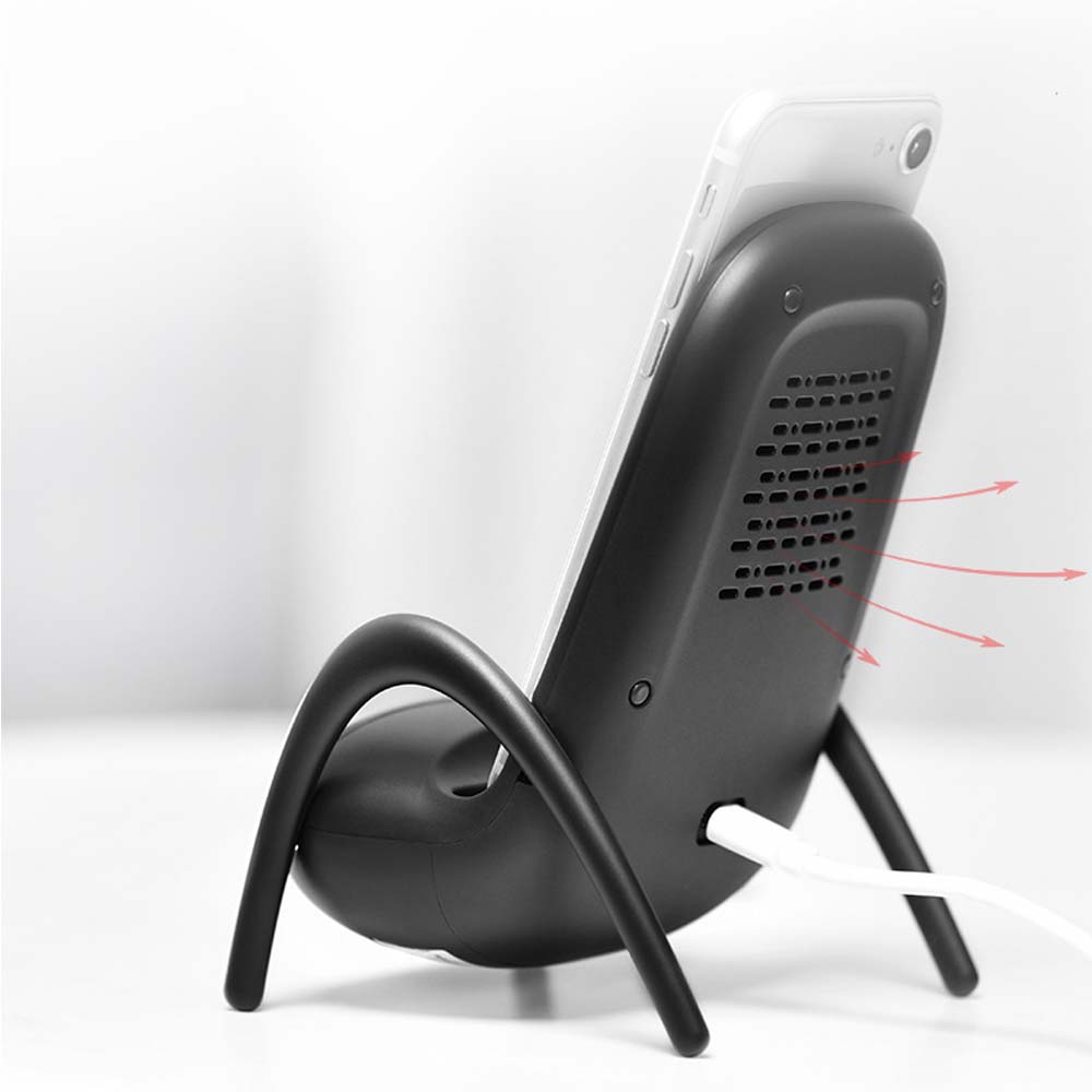 Creative Chair Loudspeaker Wireless Charger For Mobile Phone Quick Fast Charging Holder Station Dock Chair Wireless Charger