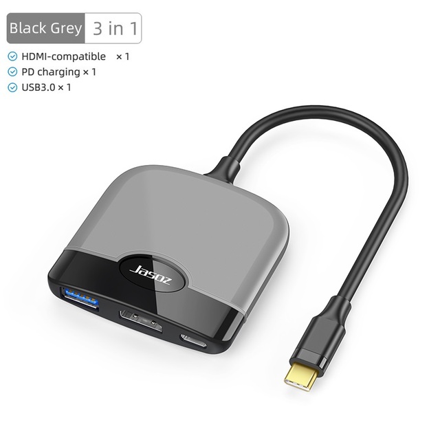 USB Type C Switch Dock for Nintendo Switch 4K HDMI-compatible 100W PD Laptop Docking Statios Charging USB 3.0 Hub for Macbook