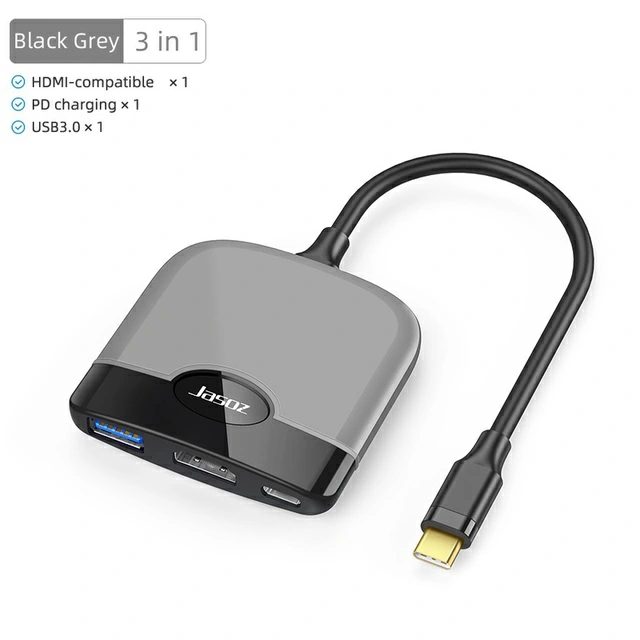 USB Type C Switch Dock for Nintendo Switch 4K HDMI-compatible 100W PD Laptop Docking Statios Charging USB 3.0 Hub for Macbook