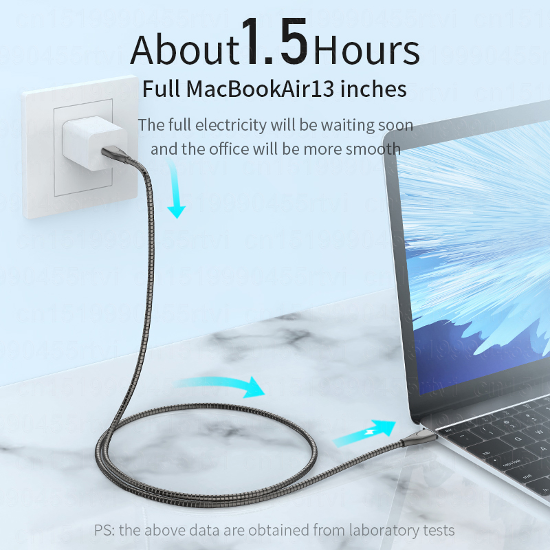 6A Type-C Super Fast Charger Cable 1M 66W Fast USB Type C Charging Data Cord For Huawei Mate40 P40 Pro Samsung Xiaomi Poco M3 X3