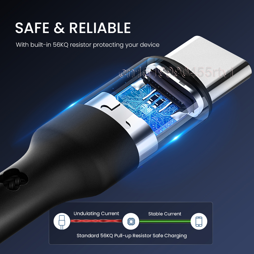 5A Fast Charging USB Data Cable Micro USB Type C Phone Charger Kable 1M Braided Cord For Samsung S10 Xiaomi 10 Redmi K40