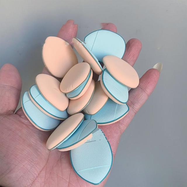 Finger Air Cushion Lying Silkworm Local Cosmetic Puff Portable Dry Powder Puff Liquid Foundation