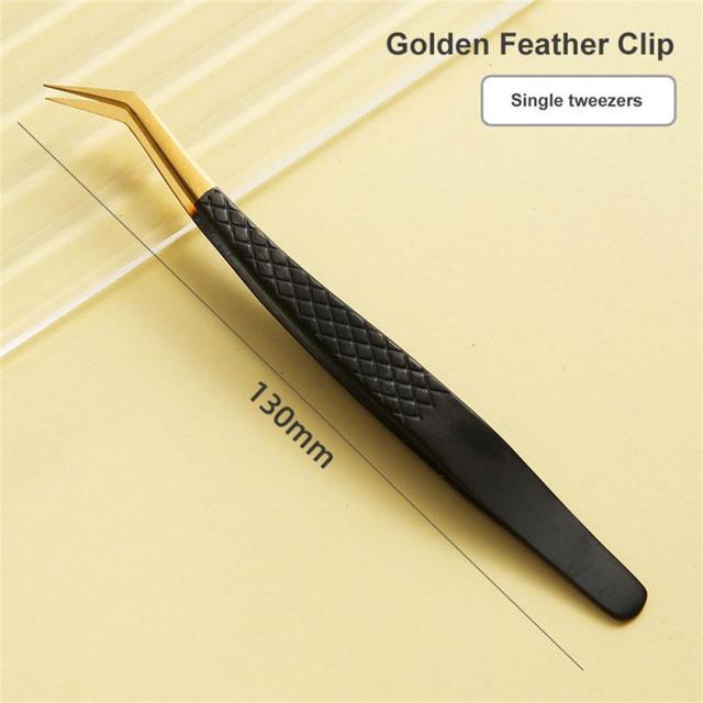 1 Pcs Tip Flat Eyebrow Tweezers Stainless Steel Dolphin Tip Tweezers 7 Word Eagle Tip Tweezers Beauty Makeup Tools Accessory