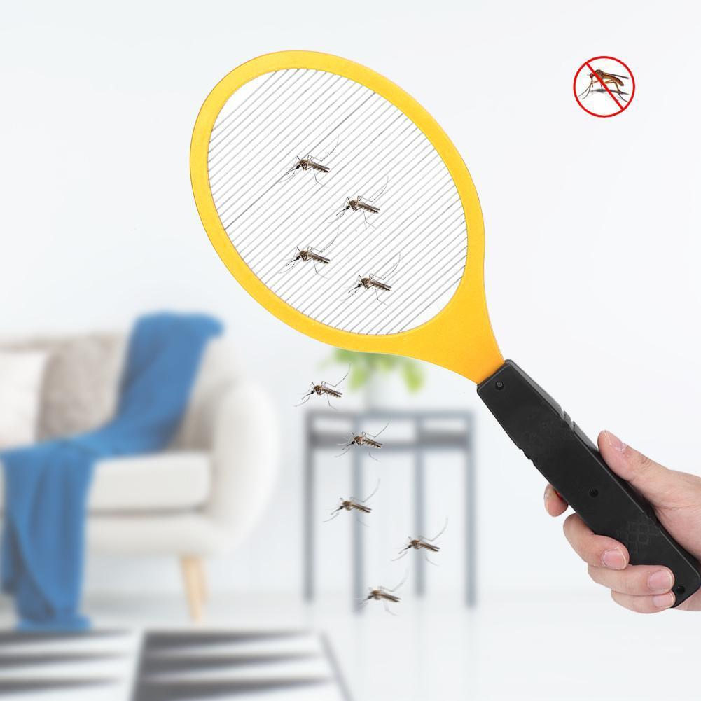 Electric Handheld  Insect Fly Swatter Racket Portable Mosquitos Killer Pest Control For Bedroom Outdoor Bug Zappers